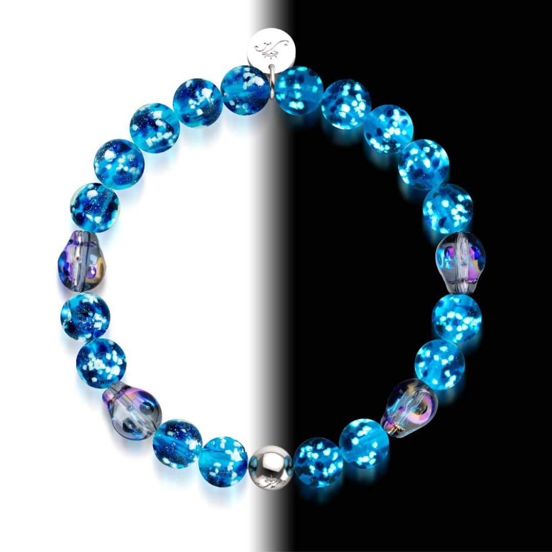 Dans la lune bleue | Bracelet en verre Firefly